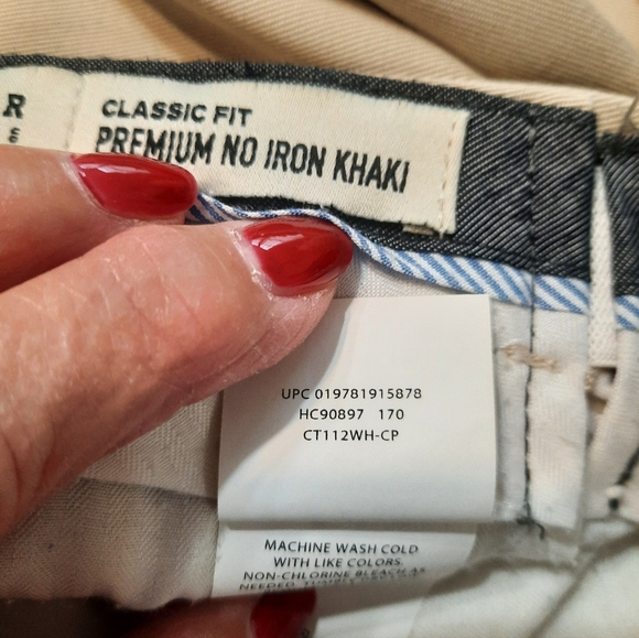 Men's Haggar 56x30 Khakt Dress Pants - Picture 6 of 10